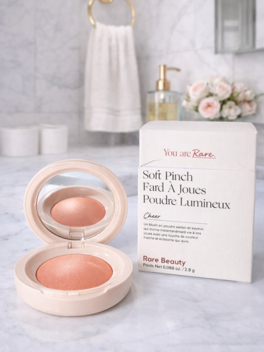 🎀 Rare Beauty - Soft Pinch Luminous Powder Blush in Cheer - BNIB